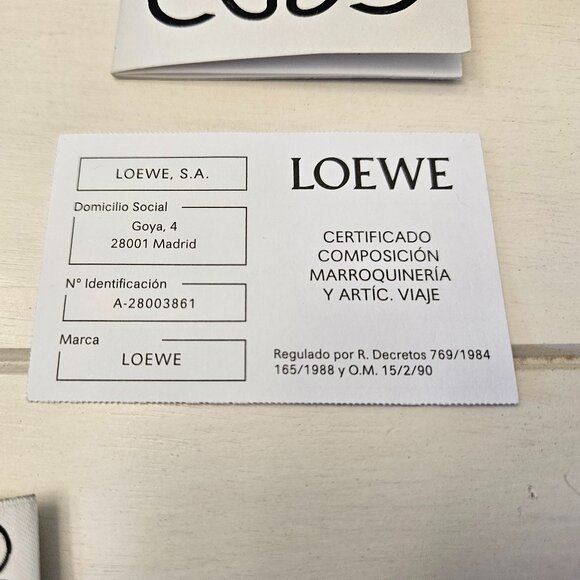 Loewe Reversible Tan and Black Anagram Belt - Size 95 cm/37.5 in - Picture 3 of 11